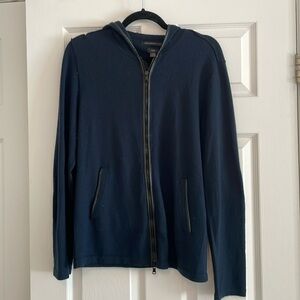 John Varvatos merino wool cardigan.